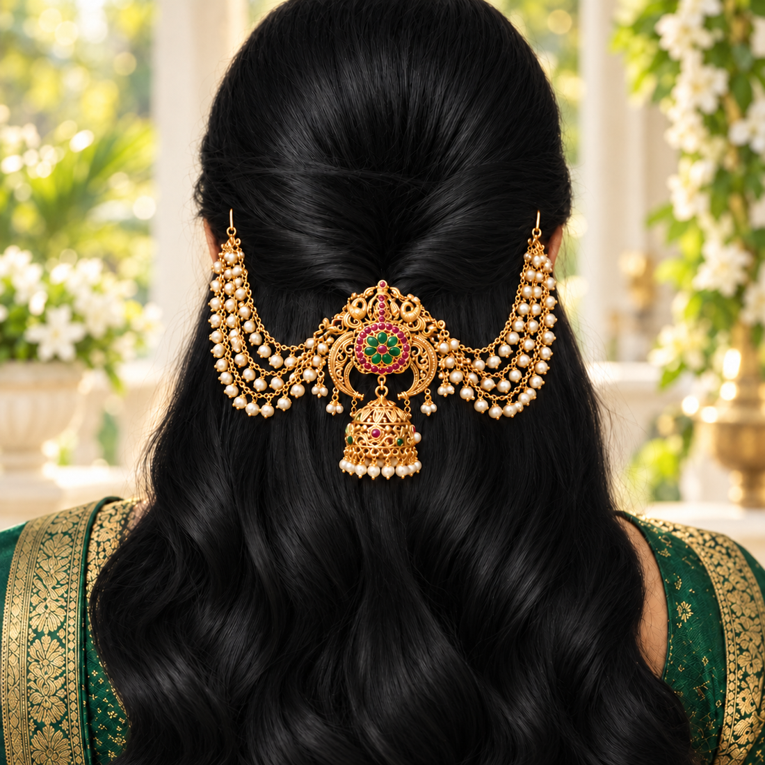 Bijou de cheveux fleur