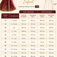 Lehenga Fille collection "Padmini"