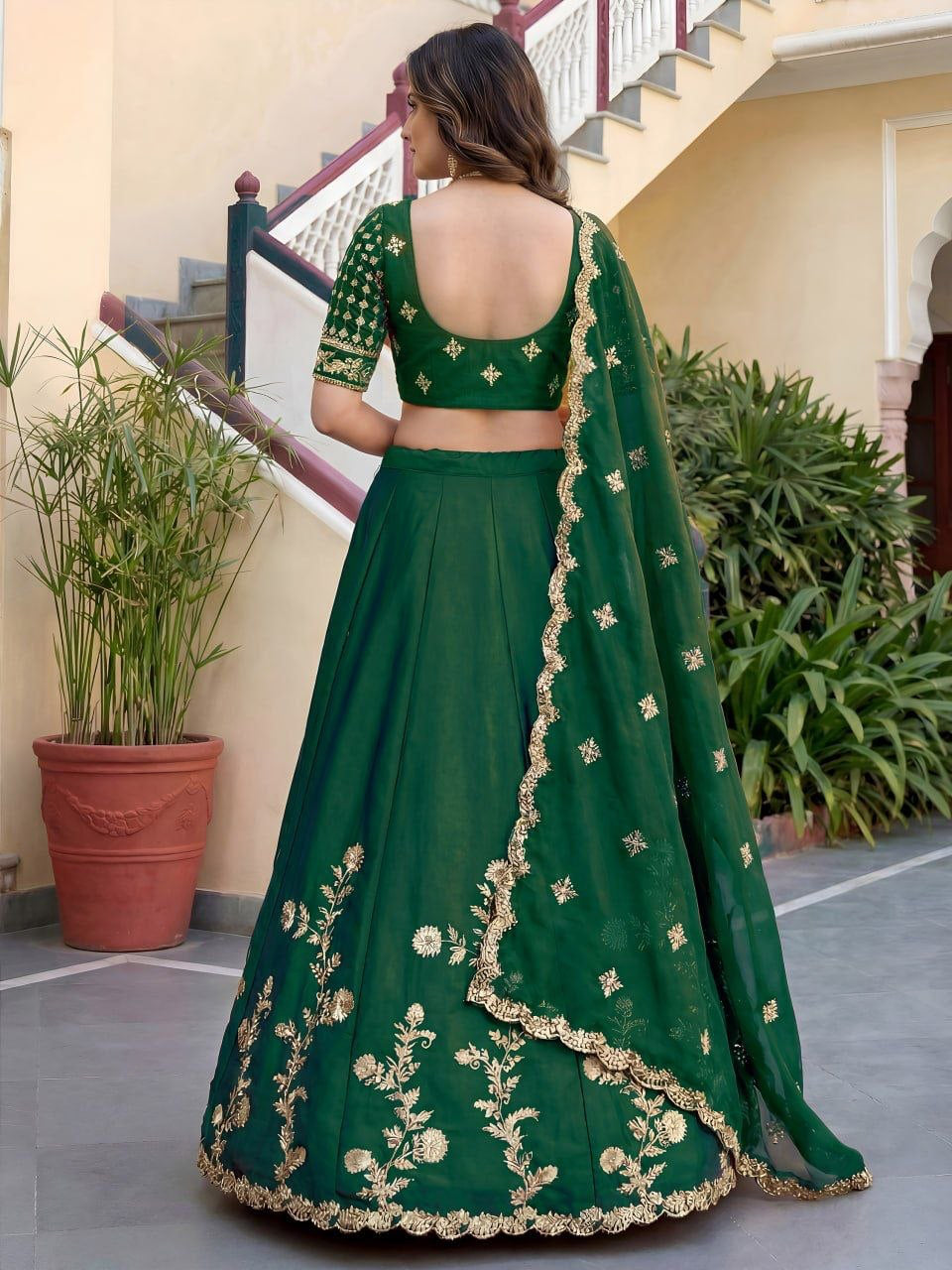 Lehenga collection "Dipriya" - Vert