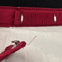 Ceinture sari bordeaux