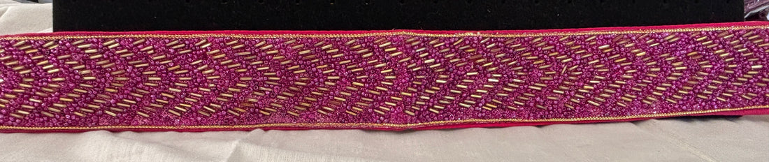 Ceinture sari rose