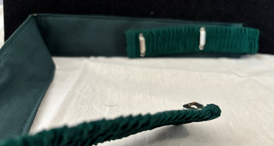 Ceinture sari vert motif 1