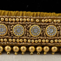 Ceinture sari doré motif 1