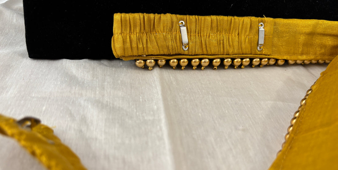 Ceinture sari doré motif 2