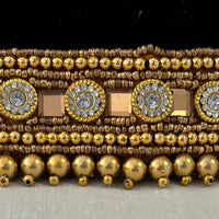 Ceinture sari doré design 1