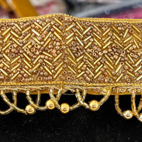 Ceinture sari doré motif 3