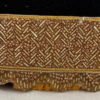 Ceinture sari doré motif 4
