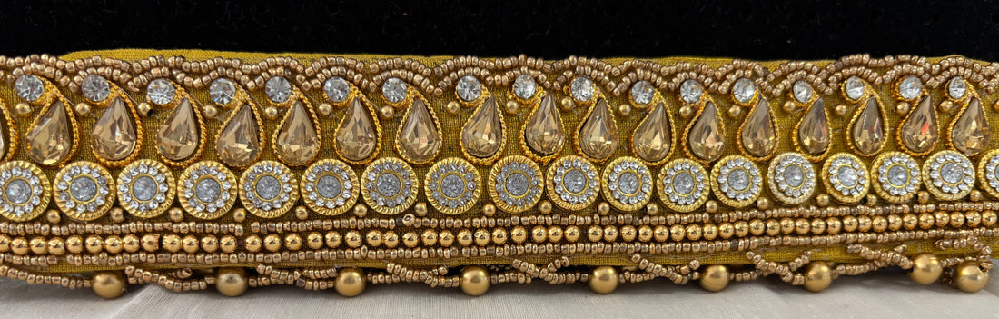 Ceinture sari doré motif 5