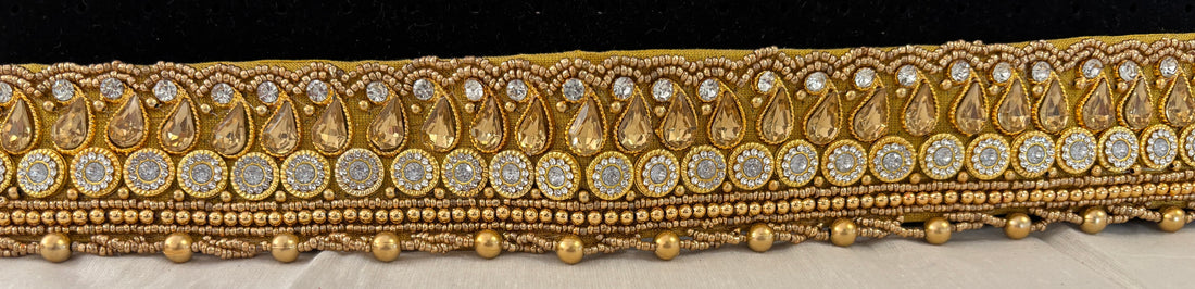 Ceinture sari doré motif 5