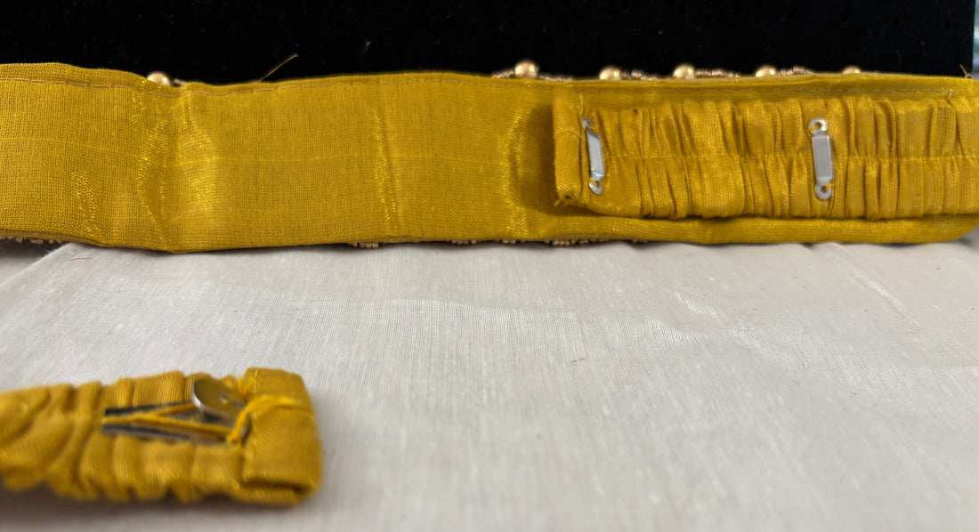 Ceinture sari doré motif 5