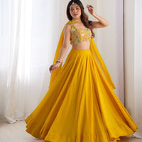 Lehenga collection "Roukmani" - Jaune