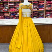 Lehenga collection "Roukmani" - Jaune