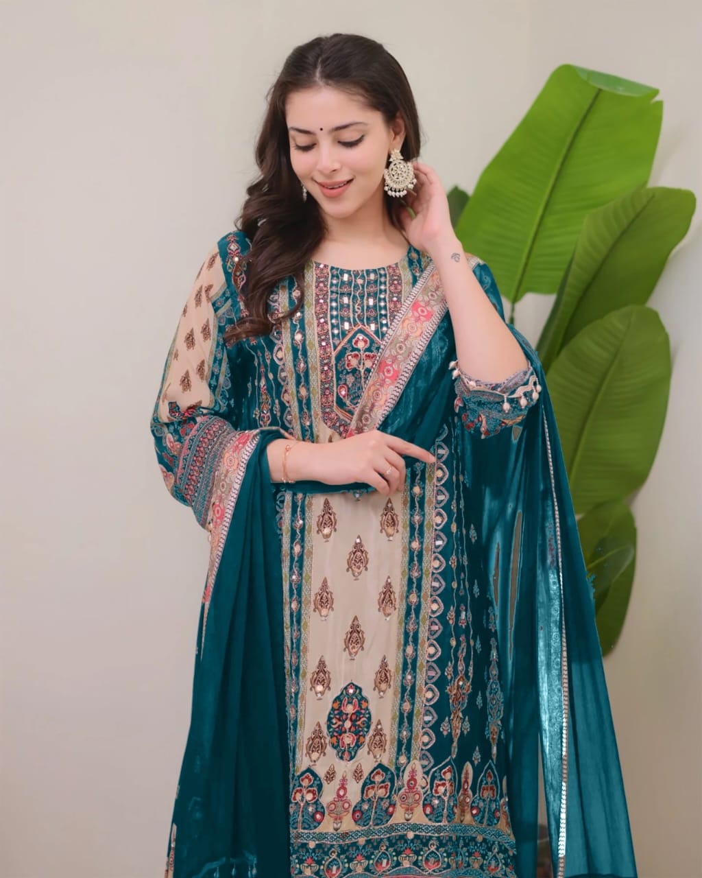Punjabi Collection "Jaïpuri" - Bleu