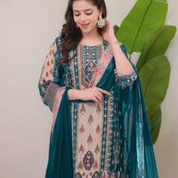 Punjabi Collection "Jaïpuri" - Bleu