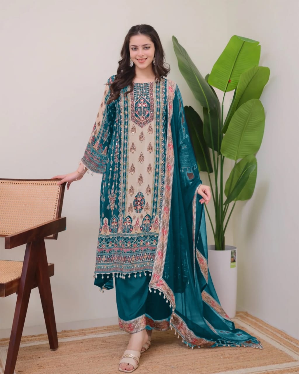 Punjabi Collection "Jaïpuri" - Bleu