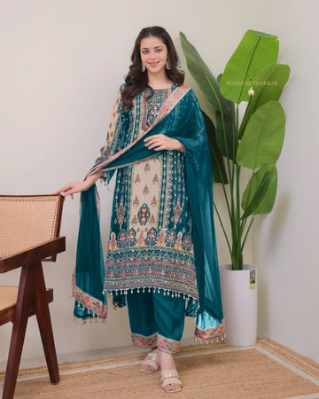 Punjabi Collection "Jaïpuri" - Bleu