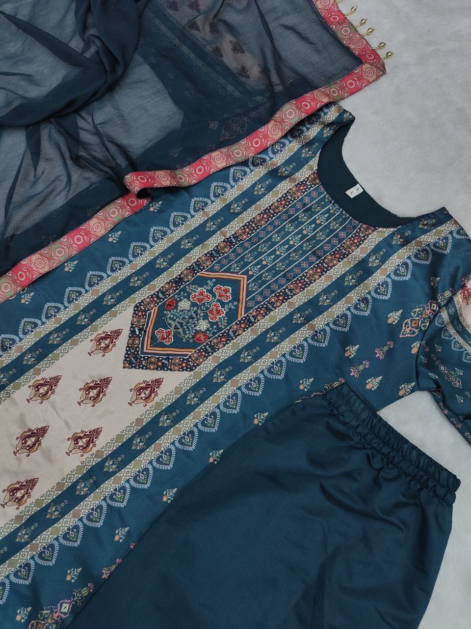 Punjabi Collection "Jaïpuri" - Bleu