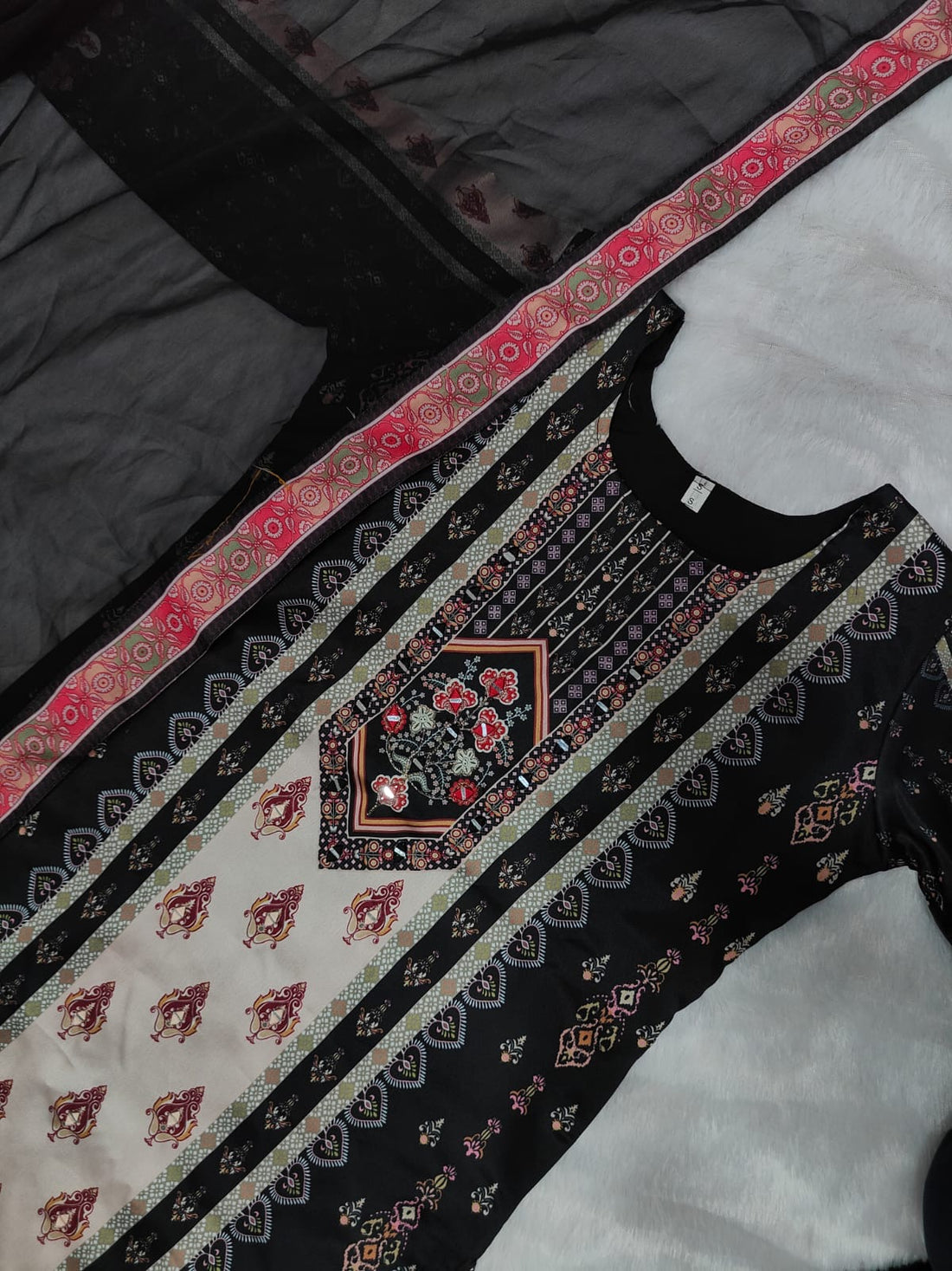 Punjabi Collection "Jaïpuri" - Noir