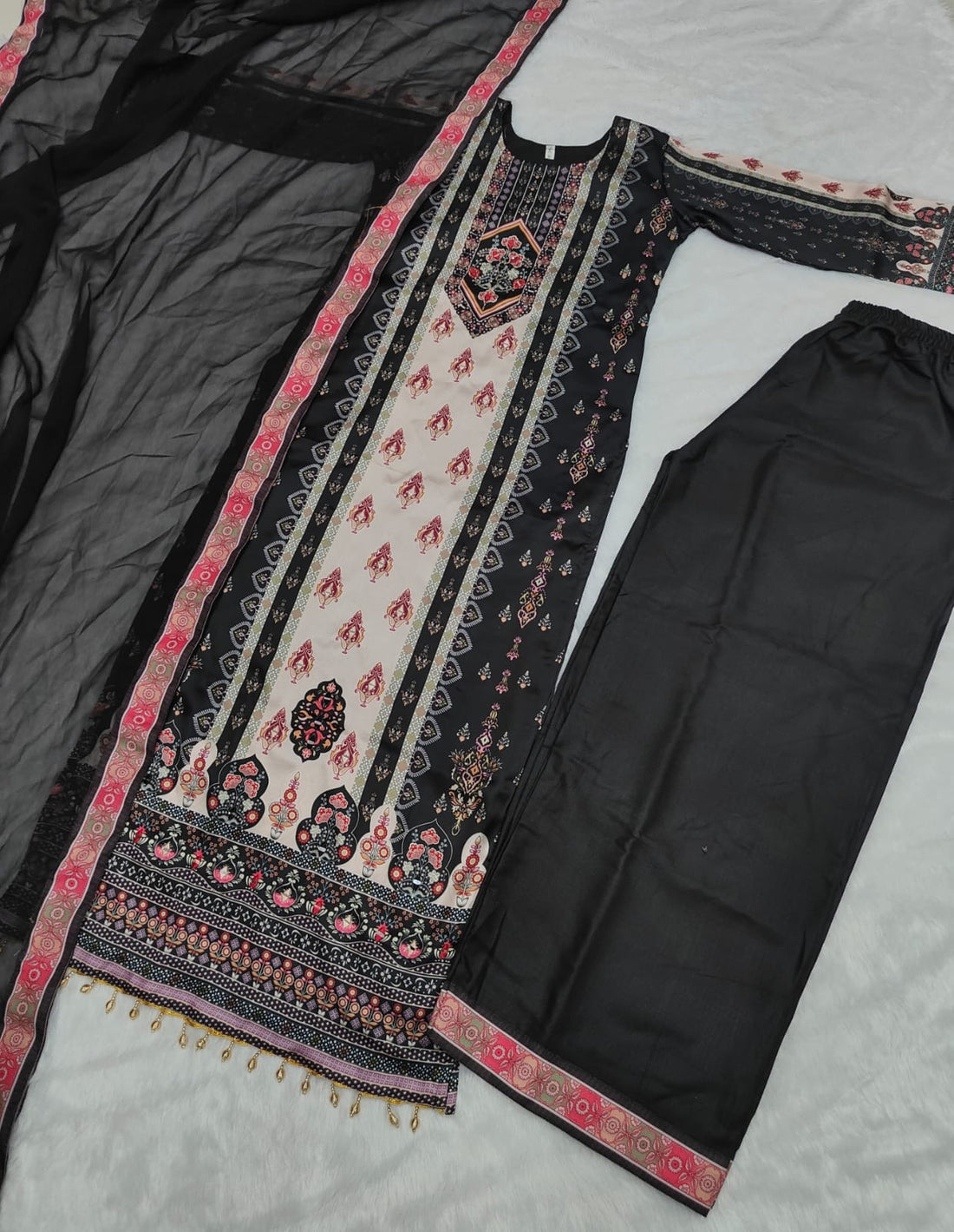 Punjabi Collection "Jaïpuri" - Noir