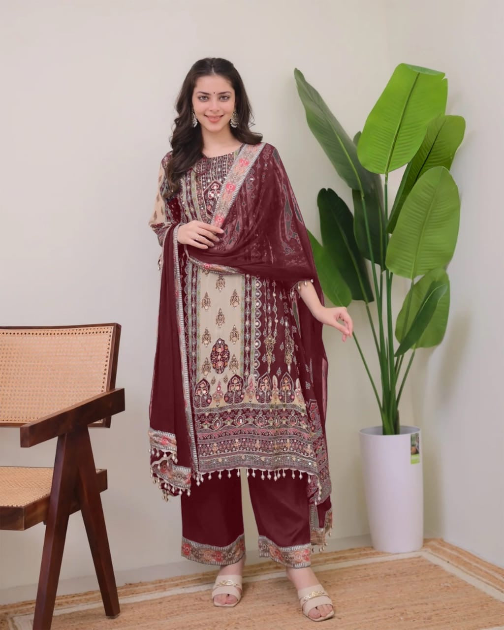 Punjabi Collection "Jaïpuri" - Bordeaux