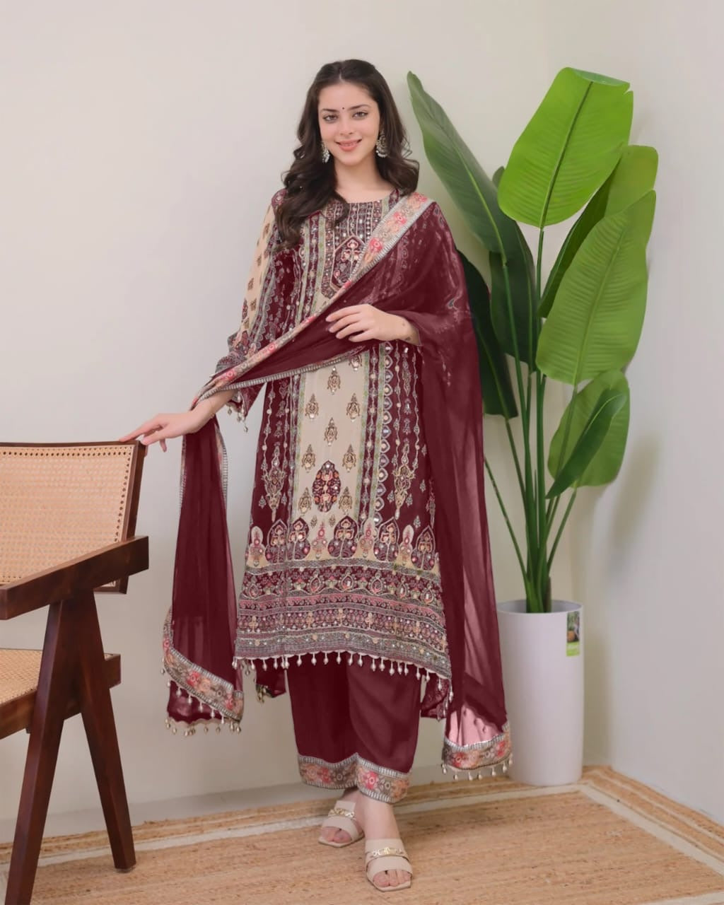 Punjabi Collection "Jaïpuri" - Bordeaux
