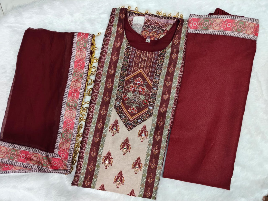 Punjabi Collection "Jaïpuri" - Bordeaux