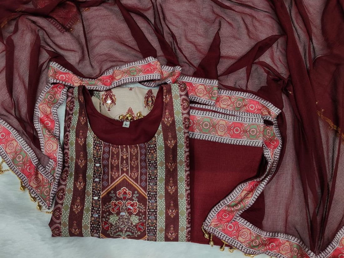 Punjabi Collection "Jaïpuri" - Bordeaux