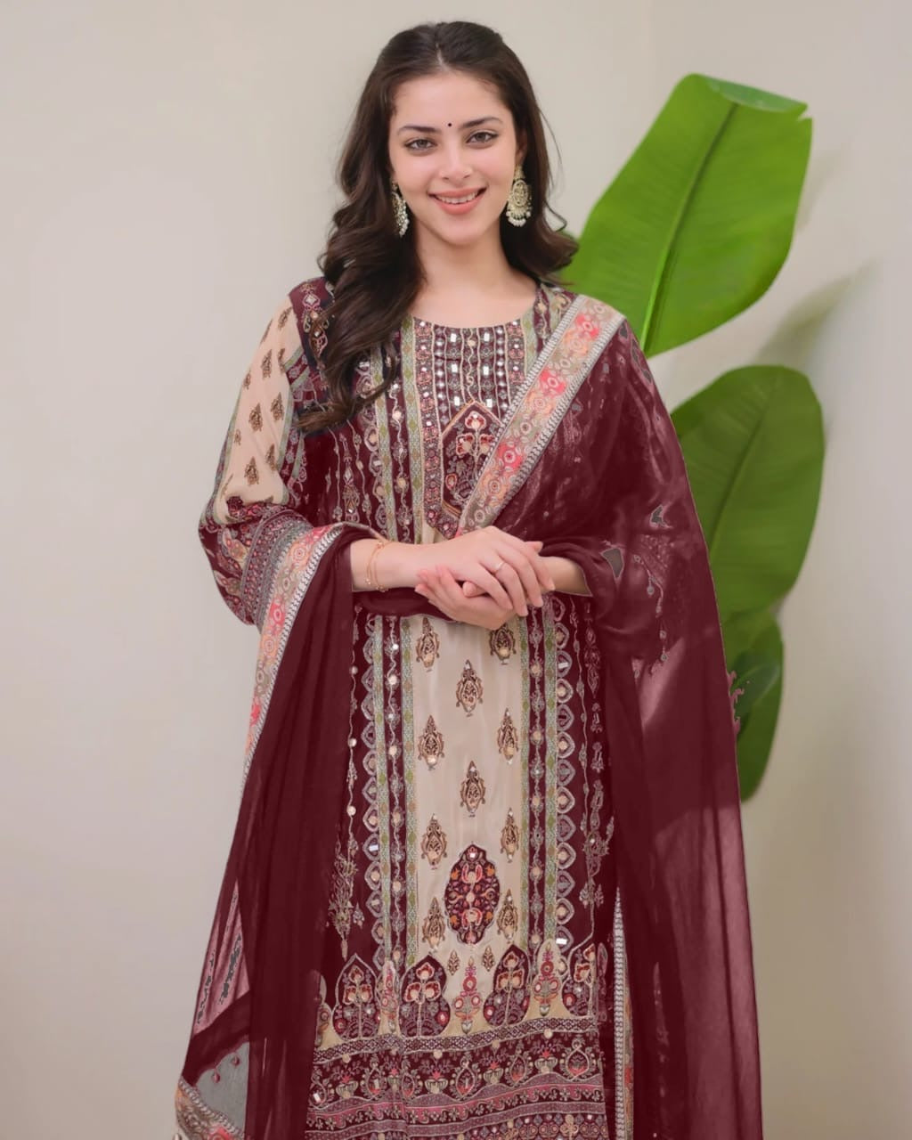 Punjabi Collection "Jaïpuri" - Bordeaux