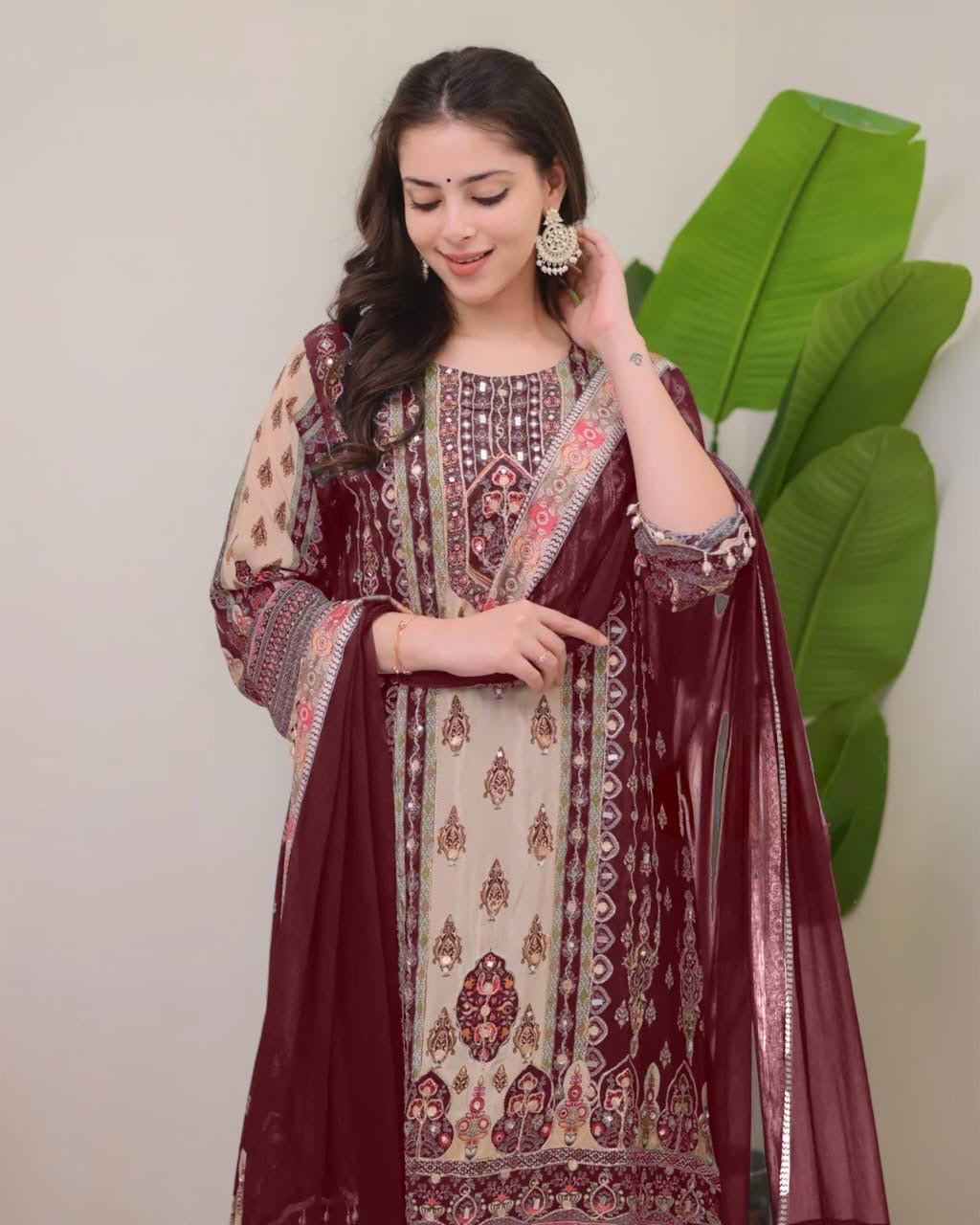 Punjabi Collection "Jaïpuri" - Bordeaux