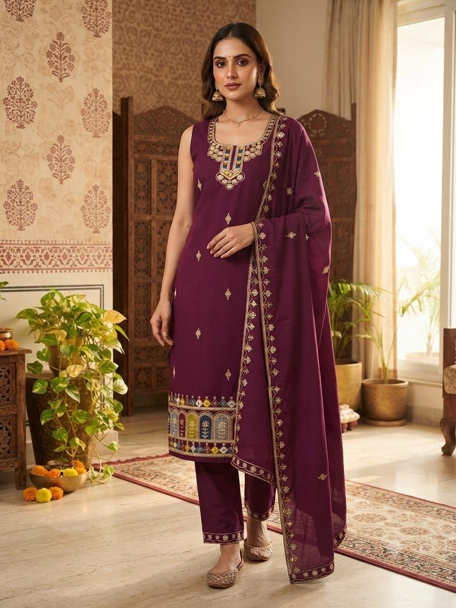 Punjabi "Amaya" - Prune