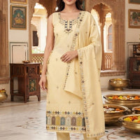 Punjabi "Amaya" - Blanc cassé
