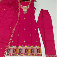 Punjabi "Amaya" - Rose fushia