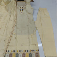 Punjabi "Amaya" - Blanc cassé