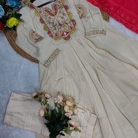 Anarkali Collection "Nythia" - Beige crème