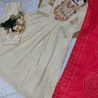 Anarkali Collection "Nythia" - Beige crème