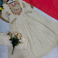 Anarkali Collection "Nythia" - Beige crème