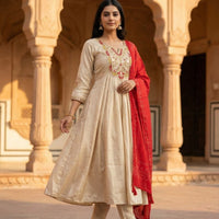 Anarkali Collection "Nythia" - Beige crème