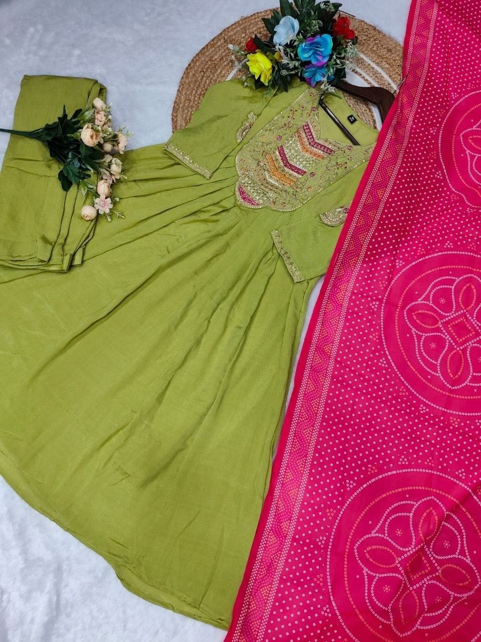 Anarkali Collection "Nythia" - Vert