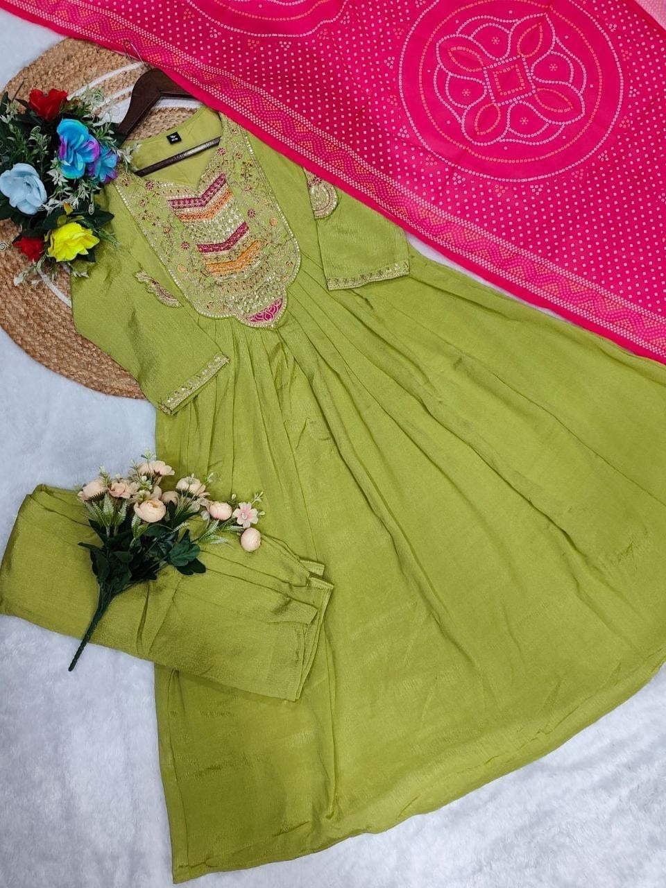 Anarkali Collection "Nythia" - Vert