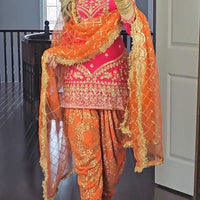 Dhoti "Salwari" - Orange
