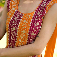Punjabi Collection "Sanaya" - Orange