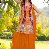 Punjabi Collection "Sanaya" - Orange