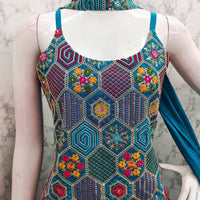 Punjabi Collection "Arianaty" - Bleu