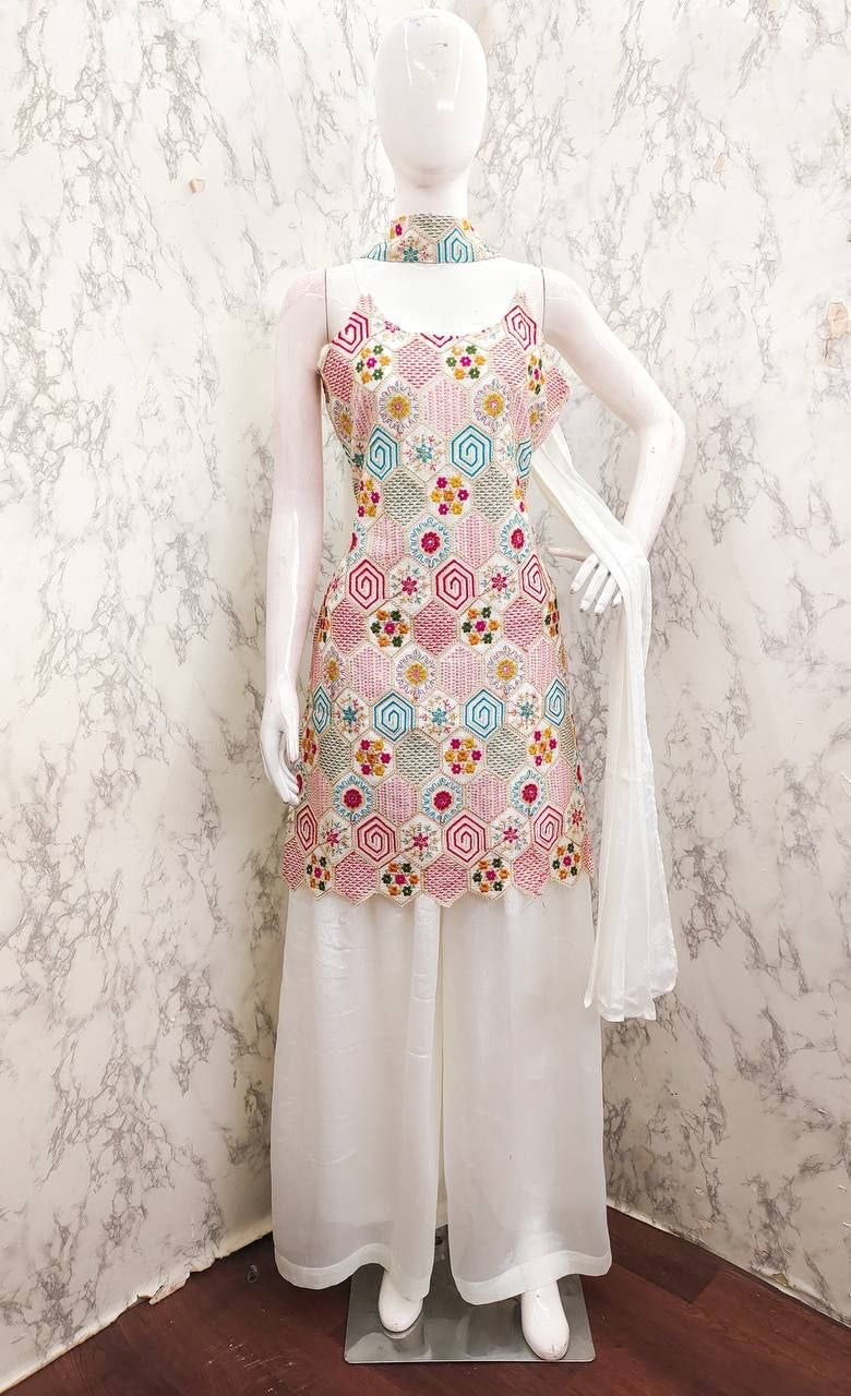 Punjabi Collection "Arianaty" - Blanc