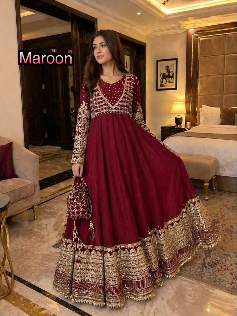 Anarkali/Robe Collection "Pooja"
