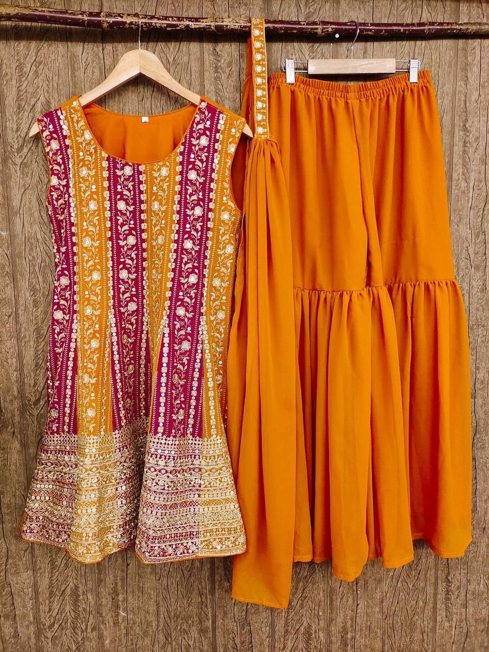 Punjabi Collection "Sanaya" - Orange