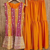 Punjabi Collection "Sanaya" - Orange