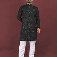 Kurta "Sharuk" - Noir