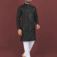 Kurta "Sharuk" - Noir