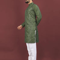Kurta "Sharuk" - Vert olive